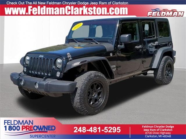 used 2017 Jeep Wrangler Unlimited car, priced at $18,540