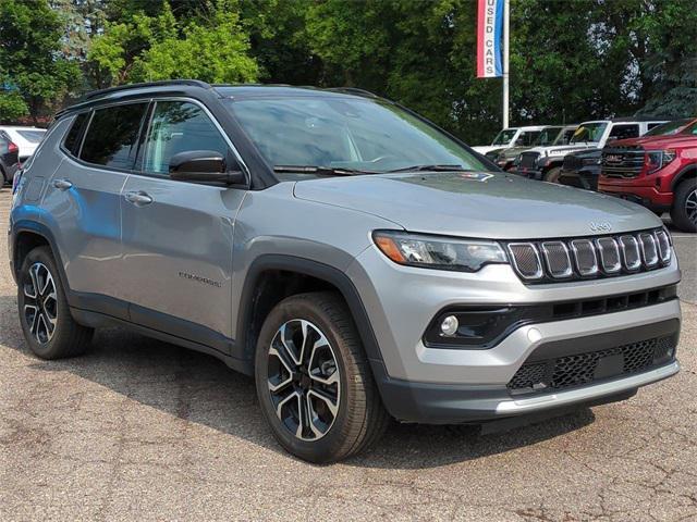 used 2022 Jeep Compass car, priced at $21,350