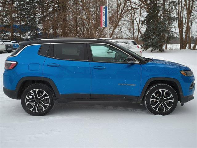 used 2022 Jeep Compass car, priced at $22,211