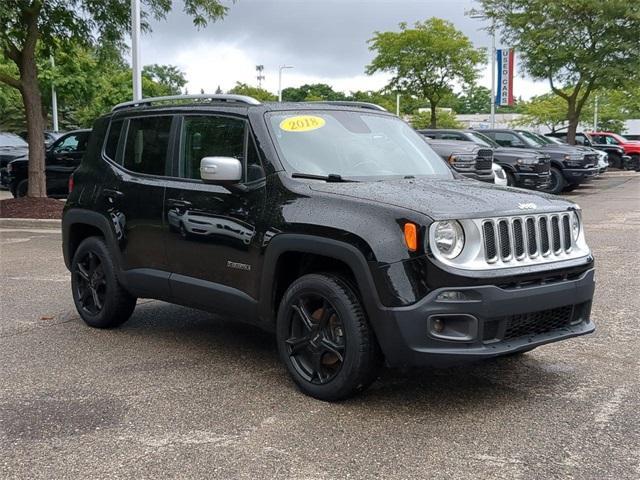 used 2018 Jeep Renegade car, priced at $14,578