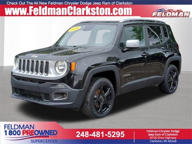 used 2018 Jeep Renegade car, priced at $14,578