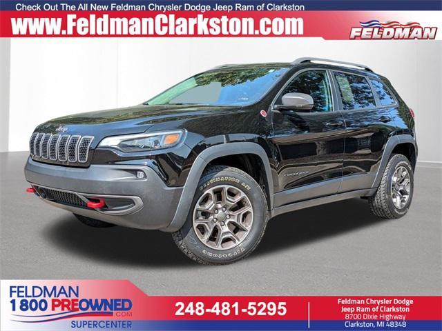 used 2021 Jeep Cherokee car, priced at $22,515