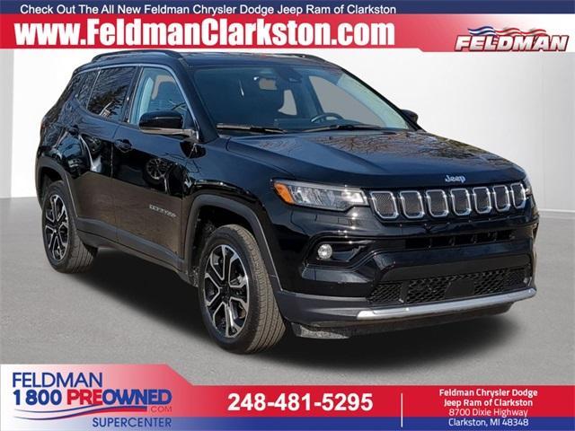 used 2022 Jeep Compass car, priced at $24,203
