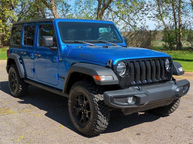 used 2021 Jeep Wrangler car, priced at $28,954