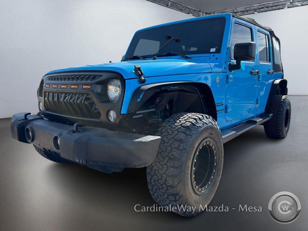 used 2017 Jeep Wrangler Unlimited car, priced at $18,994