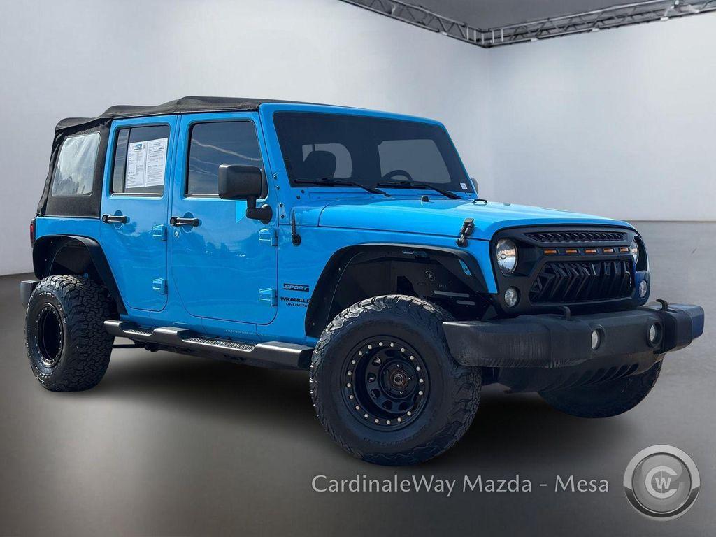 used 2017 Jeep Wrangler Unlimited car, priced at $18,994