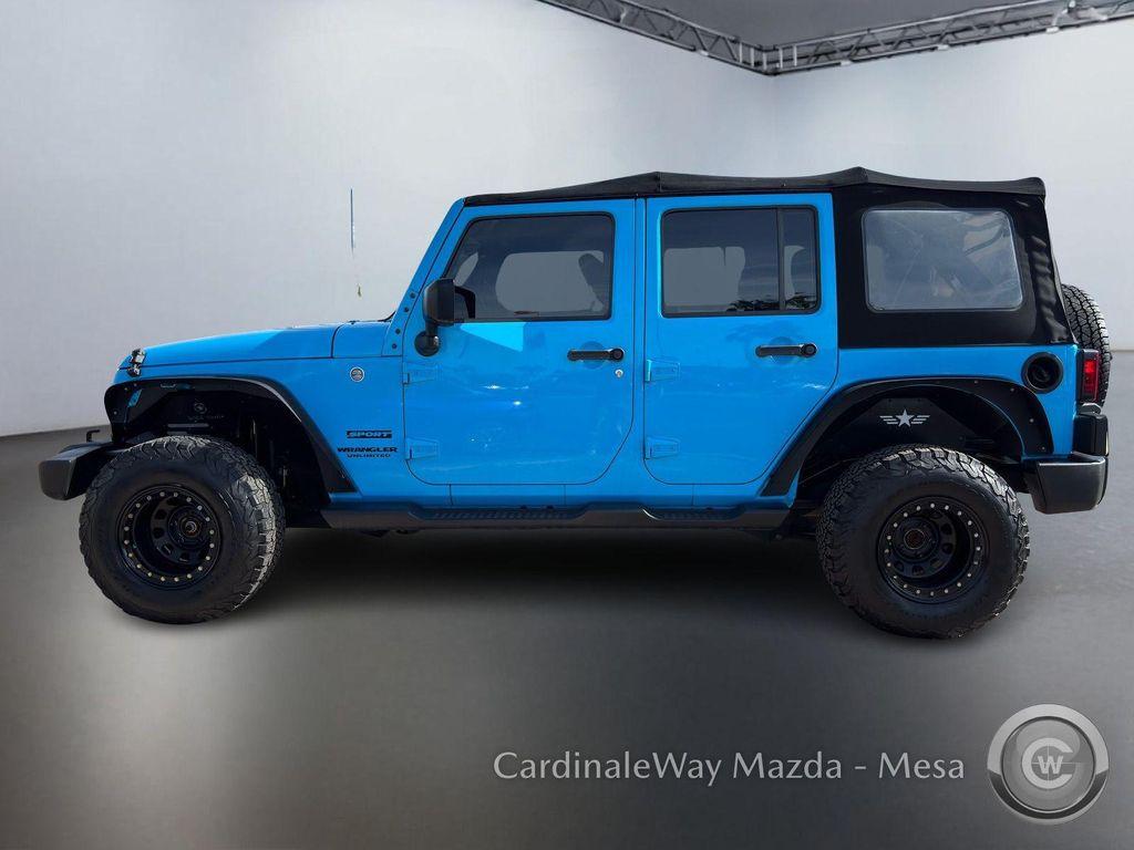 used 2017 Jeep Wrangler Unlimited car, priced at $18,994