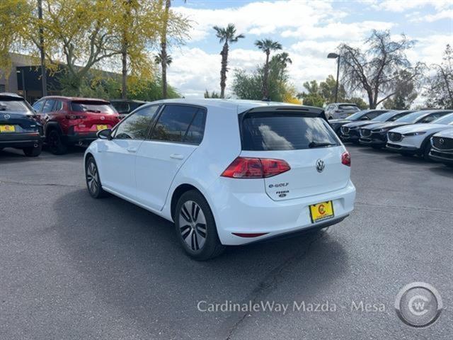 used 2016 Volkswagen e-Golf car, priced at $12,999