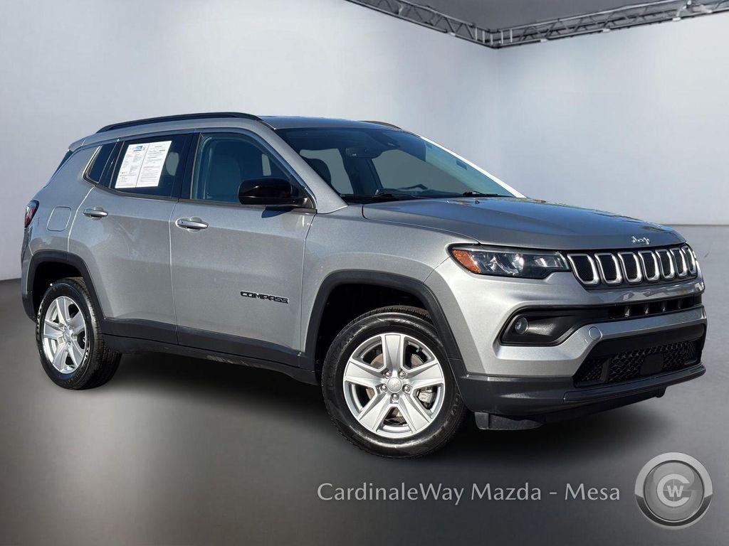used 2022 Jeep Compass car, priced at $18,943