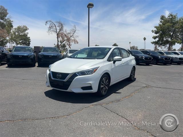 used 2021 Nissan Versa car, priced at $13,999