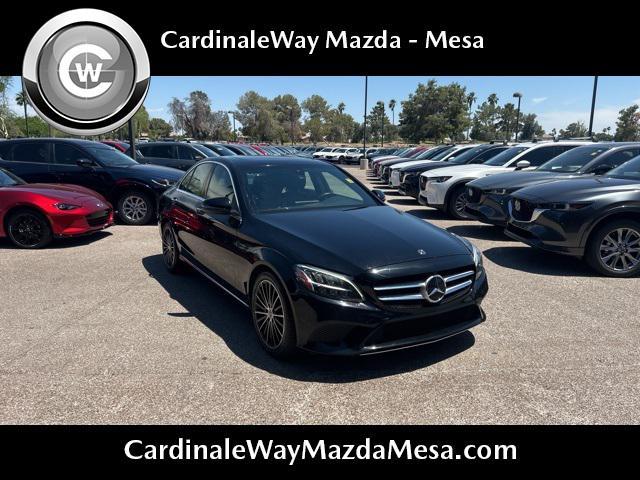used 2021 Mercedes-Benz C-Class car, priced at $26,986