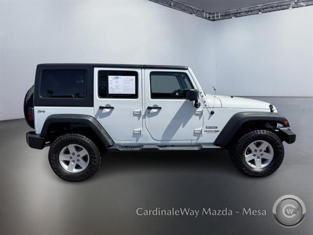 used 2018 Jeep Wrangler JK Unlimited car, priced at $21,999