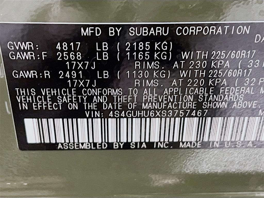 new 2025 Subaru Crosstrek car, priced at $36,242
