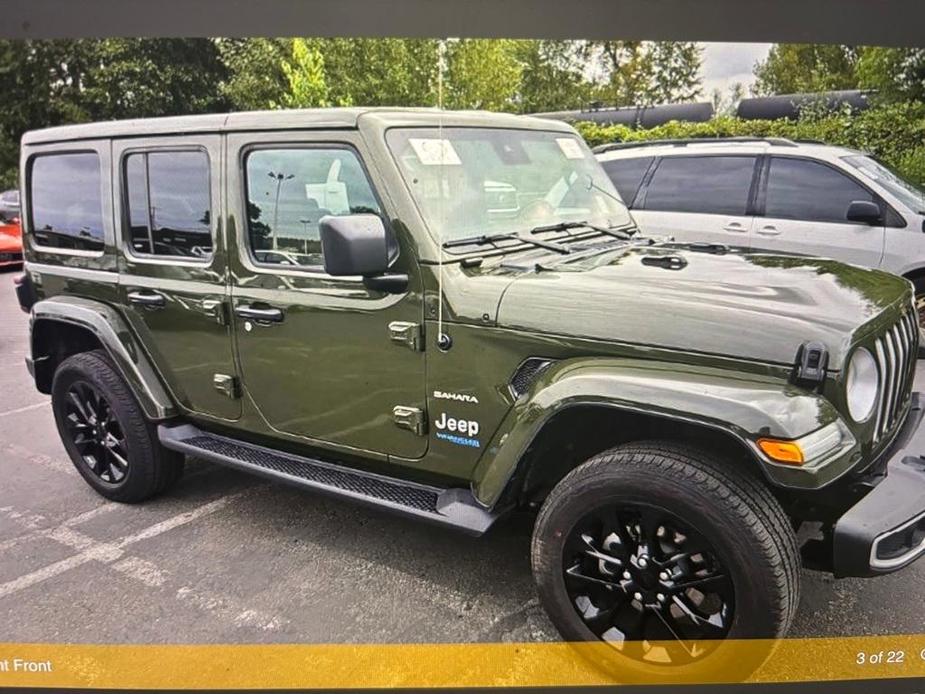 used 2021 Jeep Wrangler Unlimited 4xe car, priced at $36,000