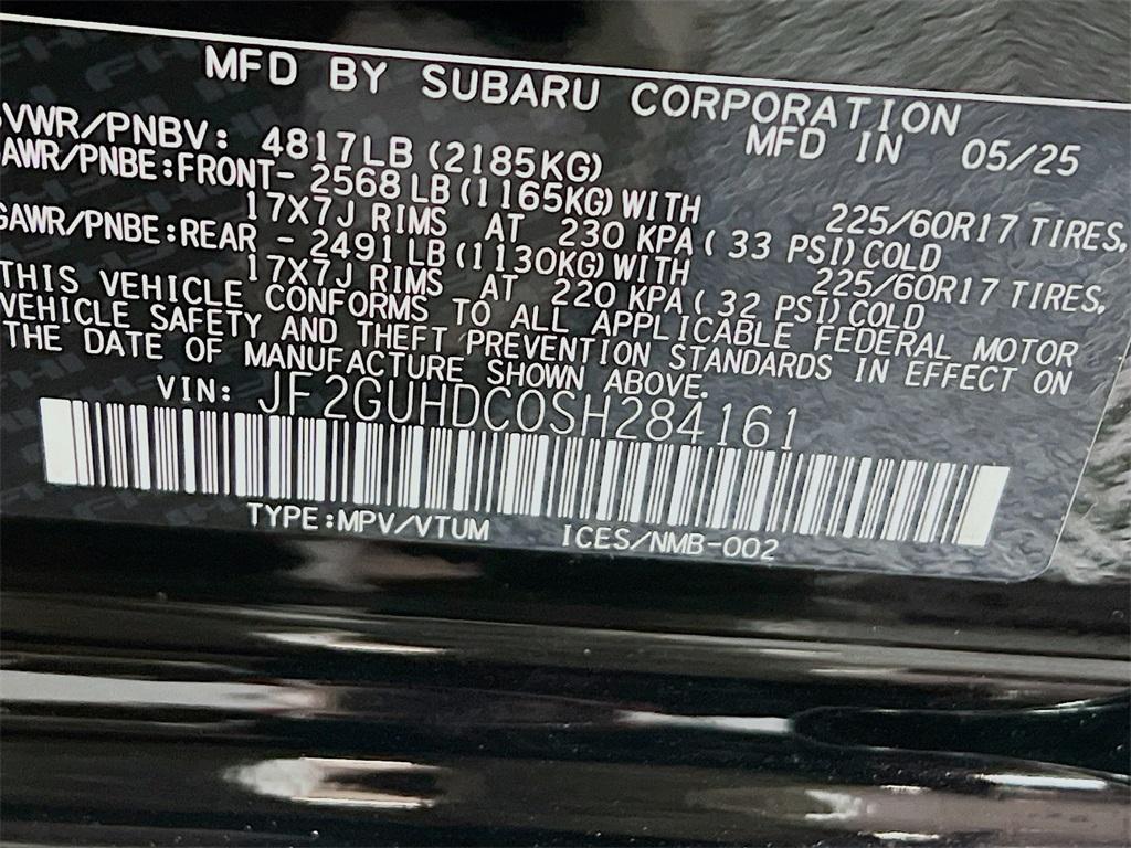 new 2025 Subaru Crosstrek car, priced at $28,449