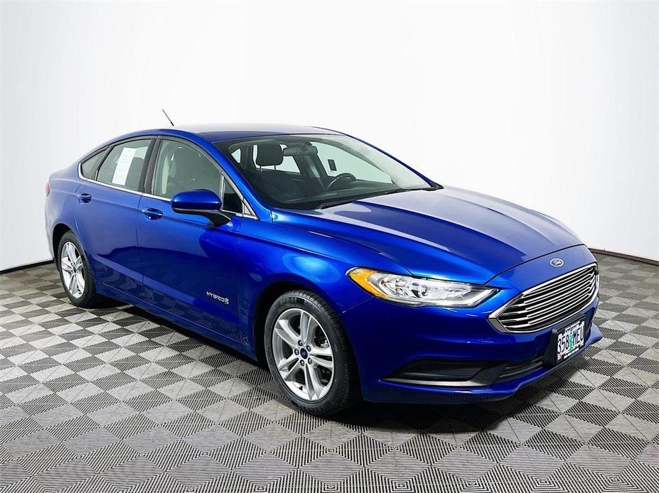 used 2018 Ford Fusion Hybrid car, priced at $12,500