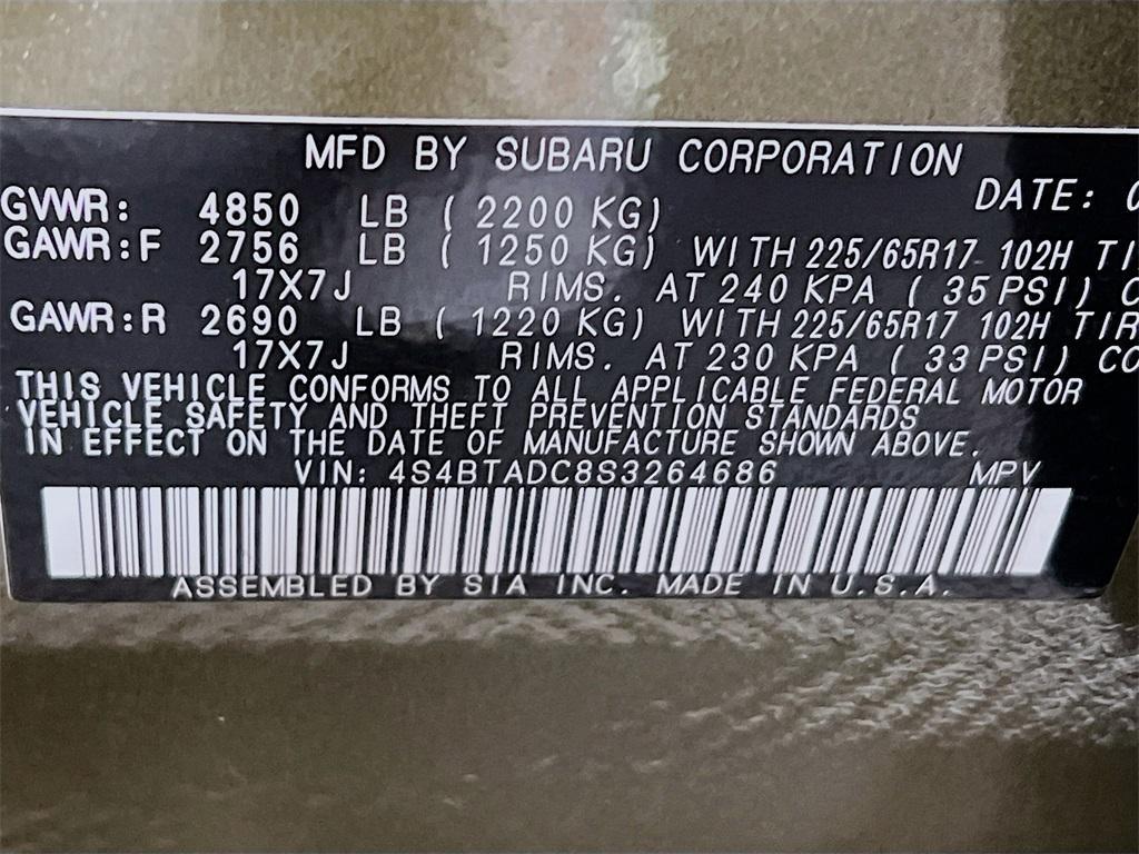 new 2025 Subaru Outback car, priced at $34,514