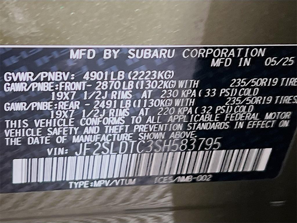 new 2025 Subaru Forester car, priced at $44,803