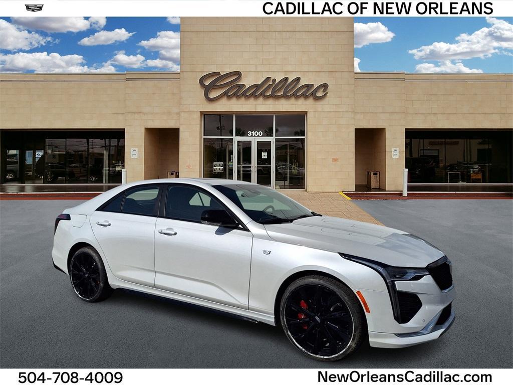 new 2025 Cadillac CT4 car, priced at $51,085