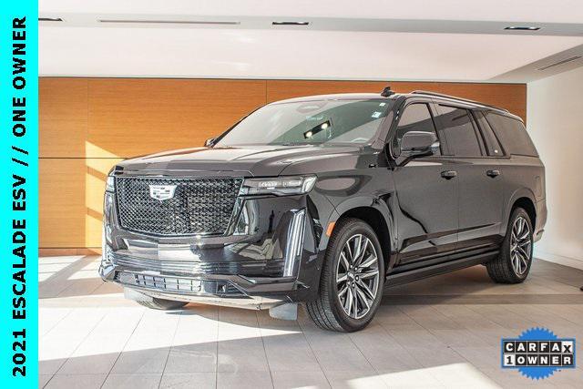 used 2021 Cadillac Escalade ESV car, priced at $61,990
