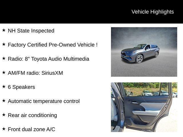 used 2024 Toyota Highlander Hybrid car, priced at $47,000