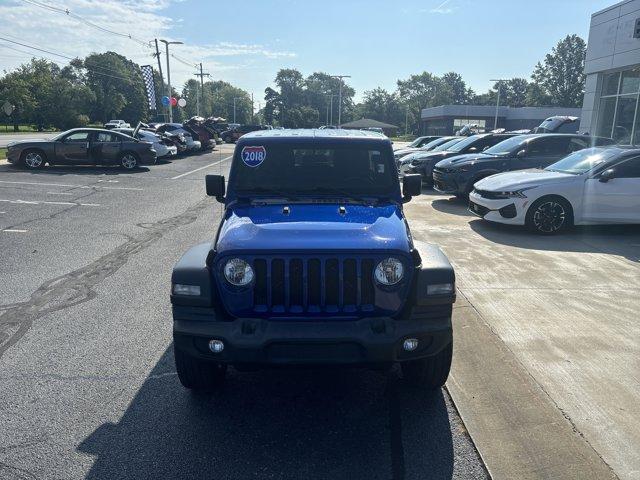 used 2018 Jeep Wrangler Unlimited car, priced at $19,500