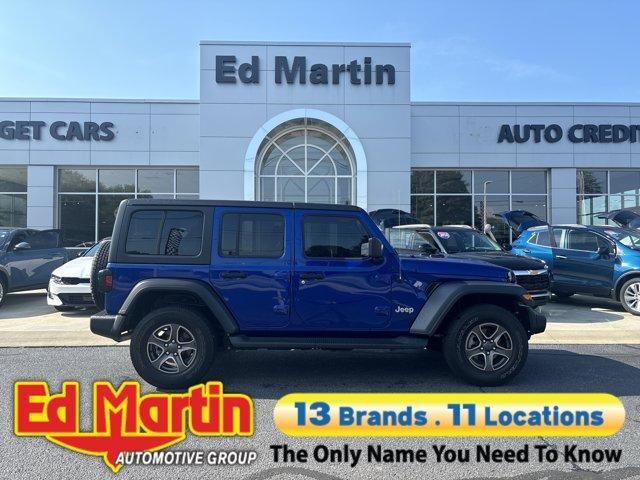 used 2018 Jeep Wrangler Unlimited car, priced at $19,500