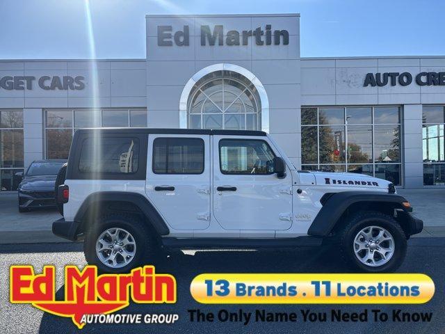 used 2021 Jeep Wrangler Unlimited car, priced at $26,700