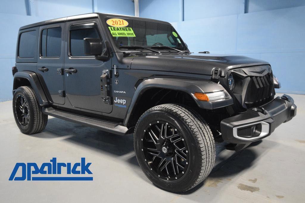 used 2021 Jeep Wrangler Unlimited 4xe car, priced at $41,296