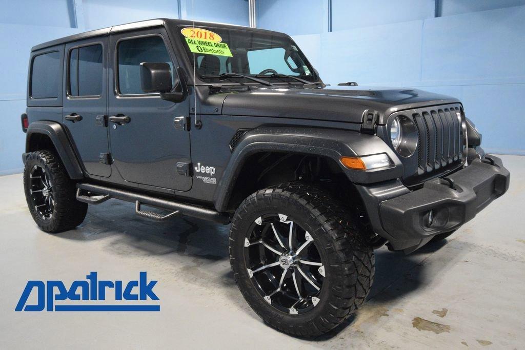 used 2018 Jeep Wrangler Unlimited car, priced at $26,991