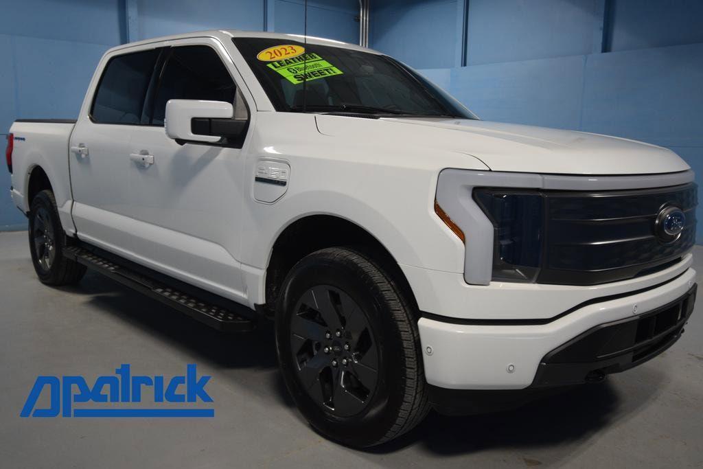 used 2023 Ford F-150 Lightning car, priced at $78,421