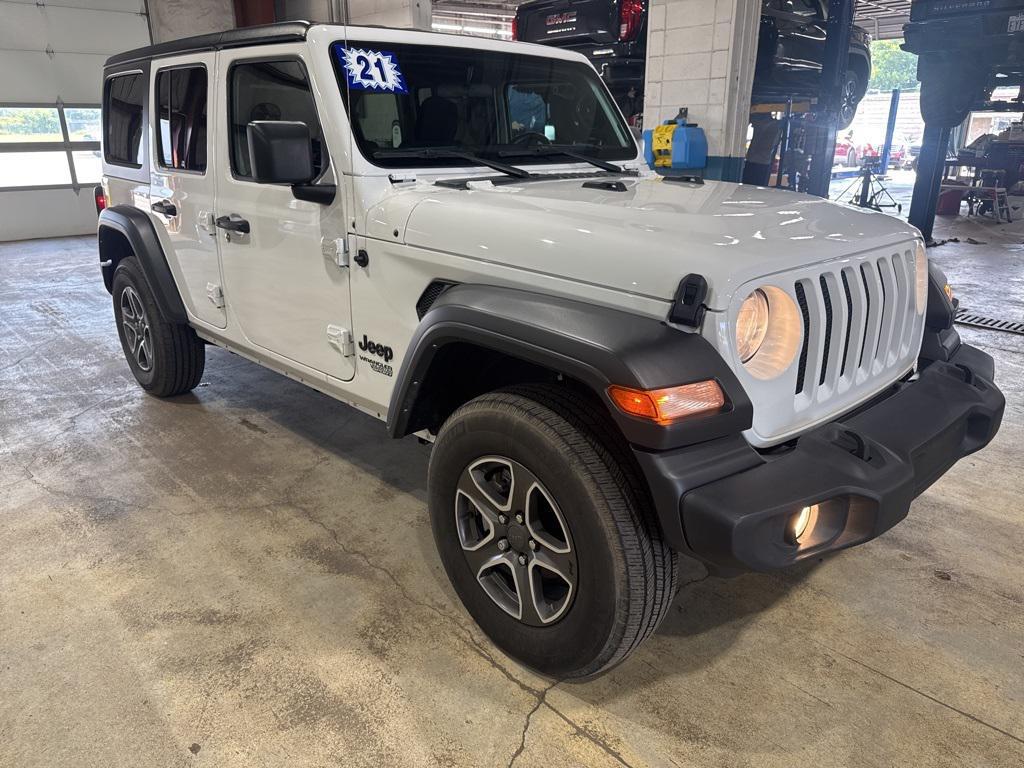 used 2021 Jeep Wrangler Unlimited car, priced at $31,797
