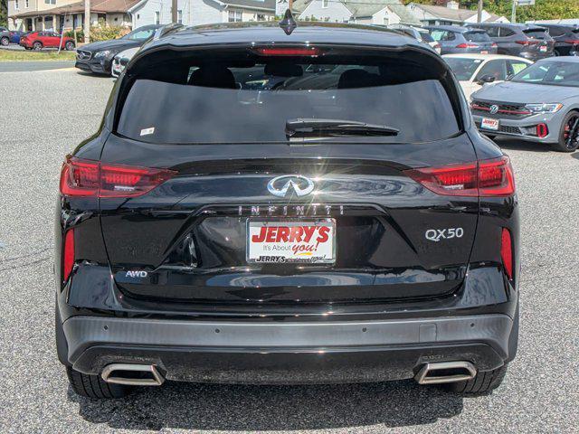 used 2022 INFINITI QX50 car, priced at $28,777