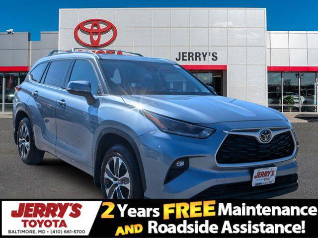 used 2021 Toyota Highlander car, priced at $33,488