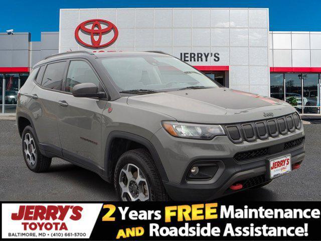 used 2022 Jeep Compass car, priced at $21,988