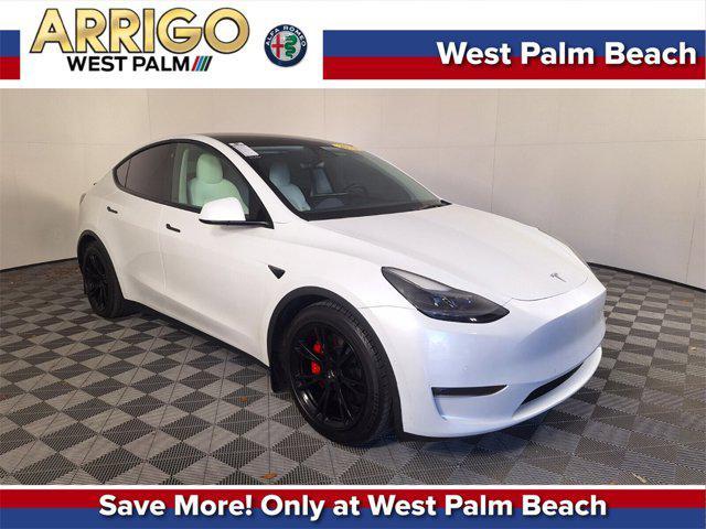 used 2021 Tesla Model Y car, priced at $28,086