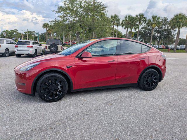 used 2021 Tesla Model Y car, priced at $23,600
