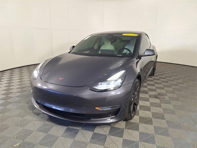 used 2022 Tesla Model 3 car, priced at $28,827