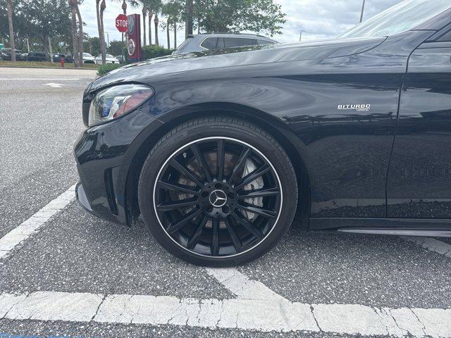 used 2021 Mercedes-Benz AMG C 43 car, priced at $42,675