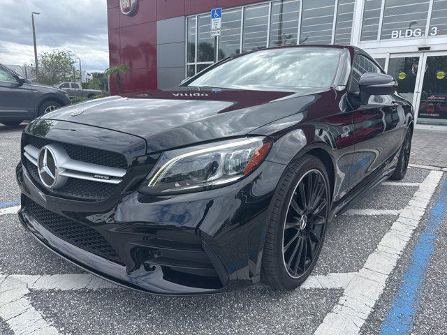 used 2021 Mercedes-Benz AMG C 43 car, priced at $42,675