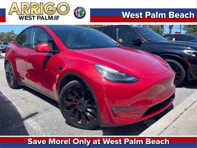 used 2022 Tesla Model Y car, priced at $29,999