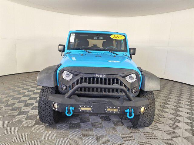 used 2017 Jeep Wrangler Unlimited car, priced at $21,056