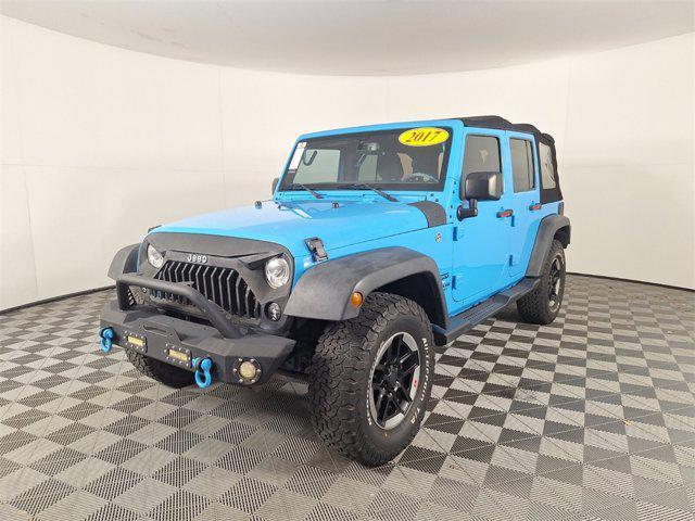 used 2017 Jeep Wrangler Unlimited car, priced at $21,056