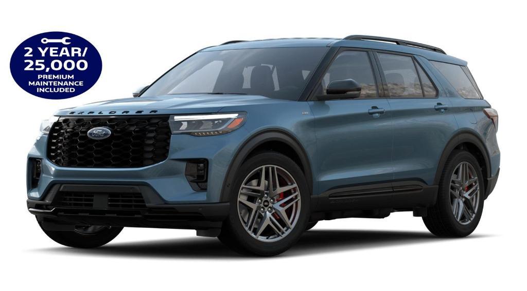 new 2025 Ford Explorer car, priced at $48,672