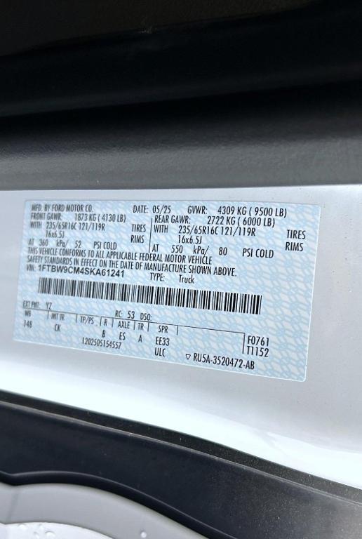 new 2025 Ford E-Transit car, priced at $49,862