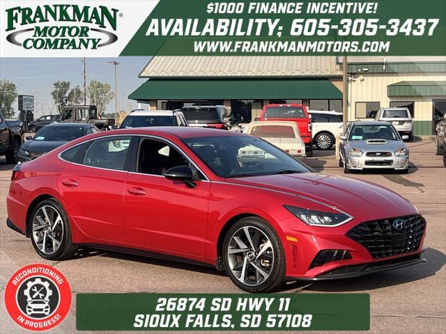 used 2021 Hyundai Sonata car, priced at $19,987