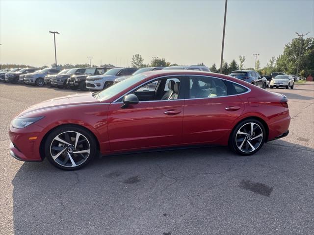 used 2021 Hyundai Sonata car, priced at $19,987