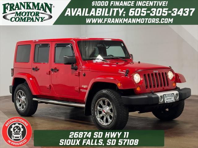 used 2012 Jeep Wrangler Unlimited car, priced at $19,713