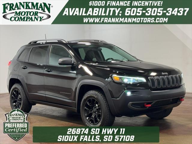 used 2019 Jeep Cherokee car, priced at $23,749