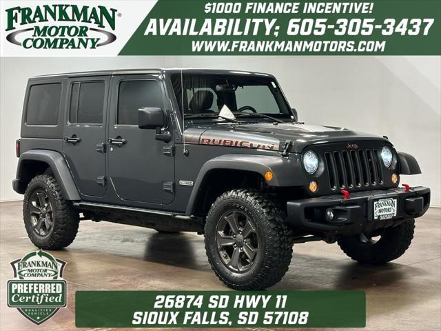 used 2018 Jeep Wrangler JK Unlimited car, priced at $30,696